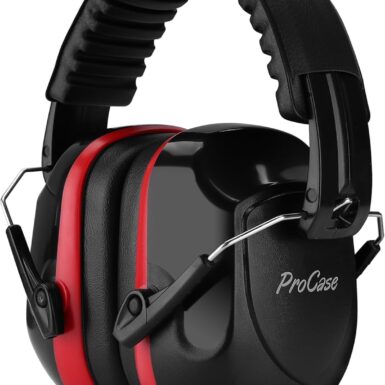 ProCase NRR 28dB Noise Reduction Ear Muffs, Foldable Adjustable Noise Cancelling Headphones